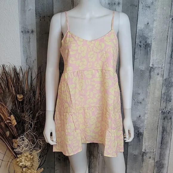Smym CAROLINE MINI DRESS LEMONADE CHEETAH - Picture 2 of 9